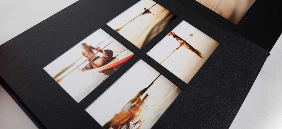 Queensberry Press Album black matted page
