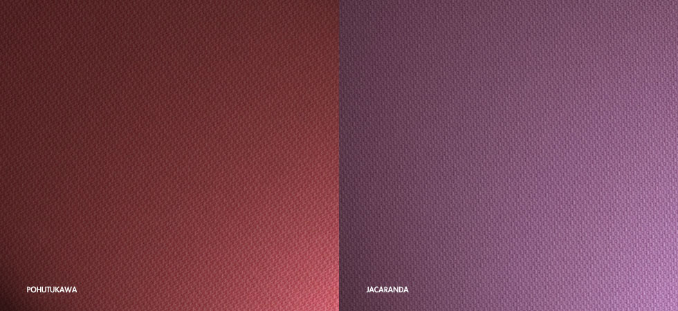 Queensberry Press Book Pacific covers Pohutakawa and Jacaranda