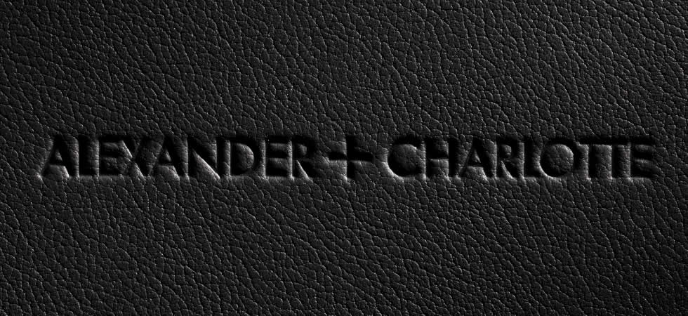 Close up of Embossing